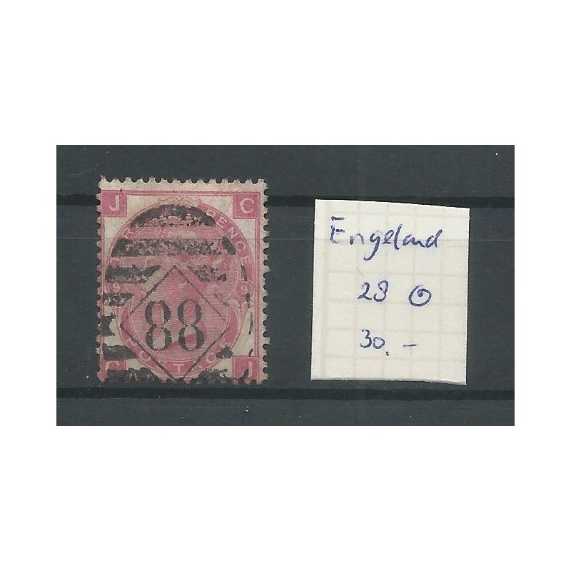 Great Britain  nr 28 Queen Victoria 1867 VFU/used  CV 30 €