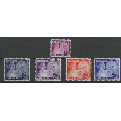 Dutch East Indies  221-225 Leger des Heils MNH CV 25 €