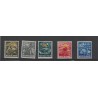 Ned. Indie  230-234 A.S.I.B. zegels MNH/postfris CV 20 €