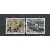 Ned. Indie  239-240 Indische Luchtvaart MNH/postfris CV 5 €