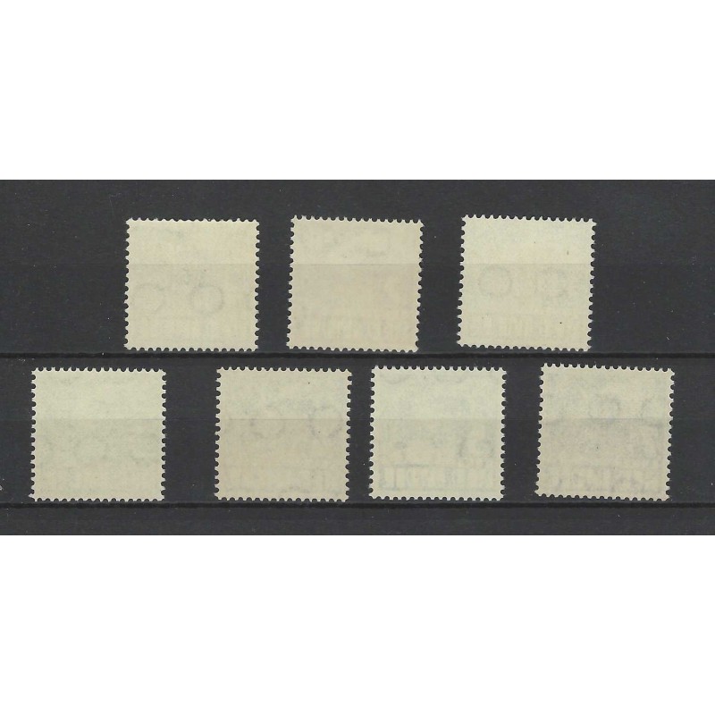 Dutch East Indies  246-252 Karbouw m. wm. MNH CV 20 €