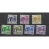 Ned. Indie  246-252 Karbouw m. wm. MNH/postfris CV 20 €