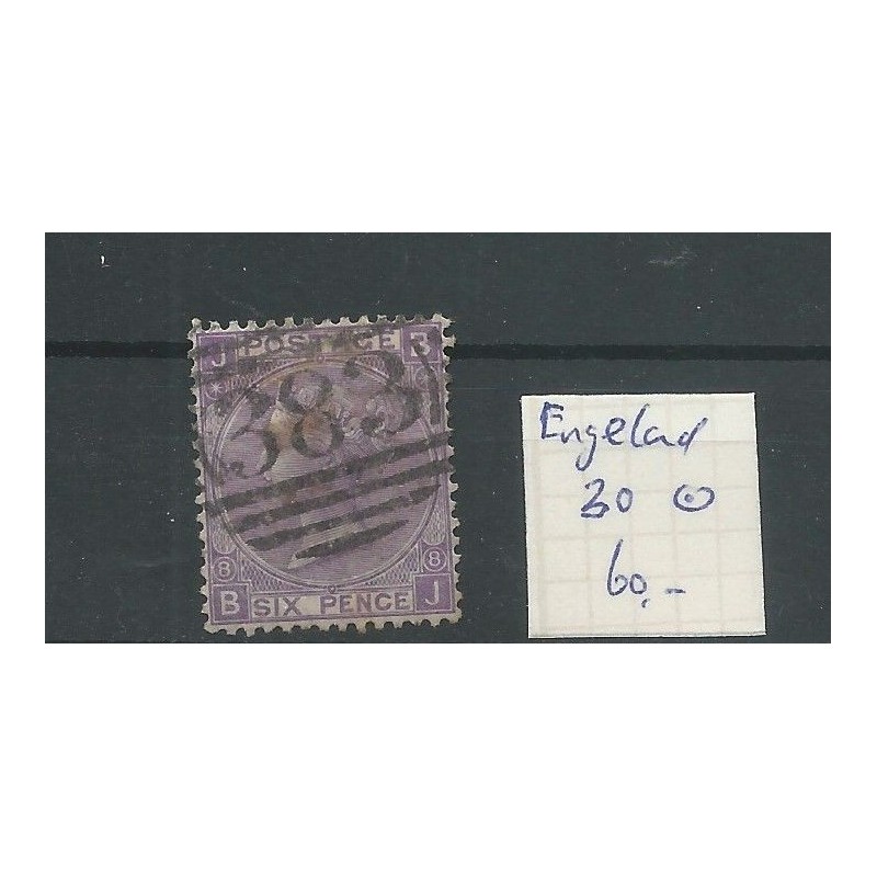 Great Britain  nr 30 Queen Victoria 1867 VFU/used  CV 60 €