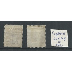 Great Britain  nr 40x and 40y Queen Victoria 1875 VFU/used  CV 140 €