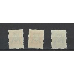 Ned. Indie  290-292 Vrij Nederland MNH/postfris  CV 23 €