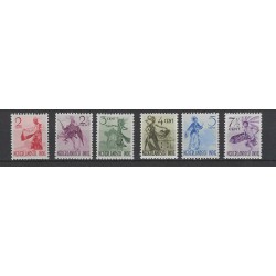 Dutch East Indies  298-303 Inheemse dames MNH  CV 3,50 €