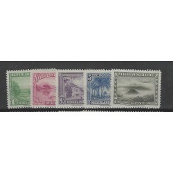 Ned. Indie  304-308 Verschillende voorstellingen MNH/postfris  CV 3,50 €