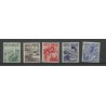 Dutch East Indies  317-321 Verschillende voorstellingen MNH  CV 2,0 €