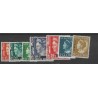 Ned. Indie  326-332 Zegels met Opdruk  MNH/postfris  CV 23 €