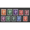 Ned. Indie  337-346 Koningin Wilhelmina MNH/postfris  CV 120 €