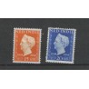 Ned. Indie  347-348 Koningin Wilhelmina MNH/postfris  CV 1 €