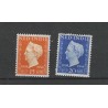 Ned. Indie  347-348 Koningin Wilhelmina MNH/postfris  CV 1 €
