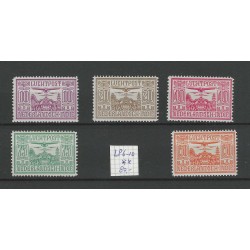 Dutch East Indies  LP6-10 Airmail 1928 MNH  CV 80 €