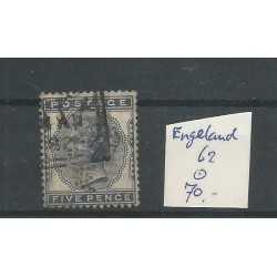 Great Britain  nr 62 Queen Victoria 1881  VFU/used  CV 70 €