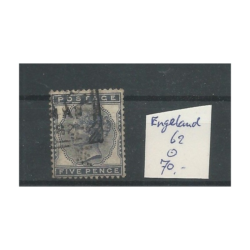 Great Britain  nr 62 Queen Victoria 1881  VFU/used  CV 70 €