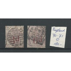Great Britain  nr 70-71 Queen Victoria 1883  VFU/used  CV 140 €