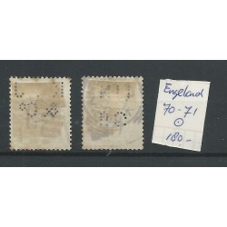 Great Britain  nr 70-71 Queen Victoria 1883  VFU/used  CV 140 €