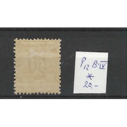 Dutch East Indies  P12B-IV   Postage due 1874  MH/unused CV 20 €