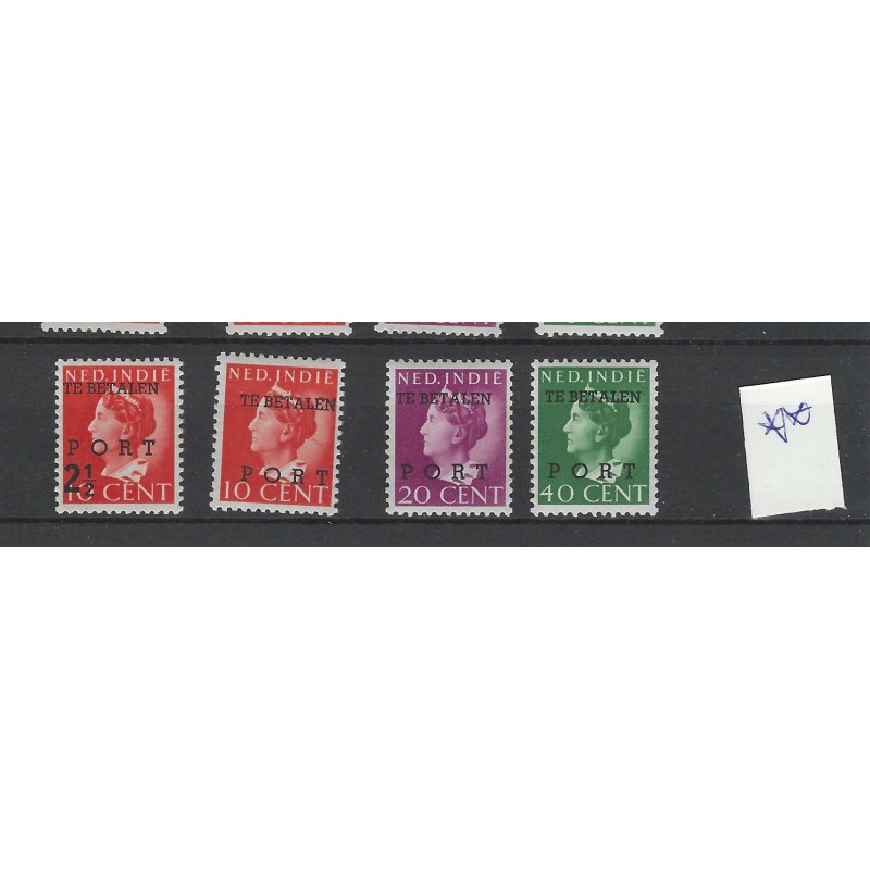 Ned. Indie  P49-52 Port 1946  MNH/postfris CV 67,50 €