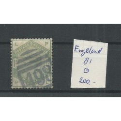 Great Britain  nr 81 Queen Victoria 1884  VFU/used  CV 200 €