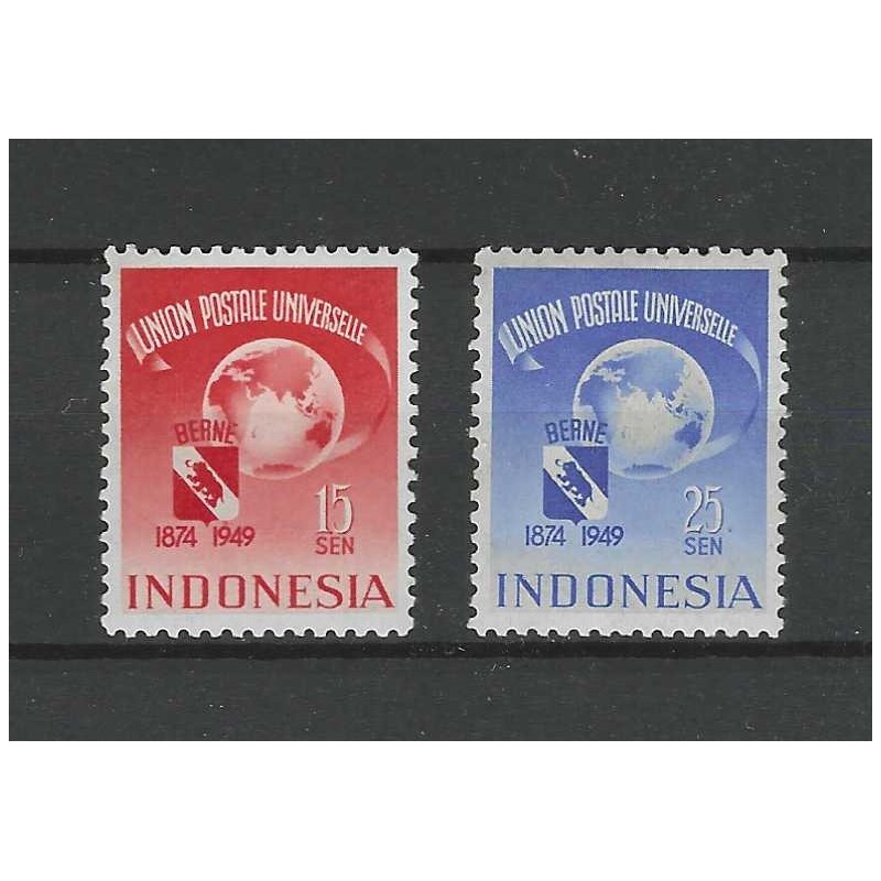 Ned. Indie/Indonesie 372-373 Wereldpostvereninging MNH  CV 2,80 €  PRACHT  !!