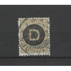 Dutch East Indies D3 Official 1911 VFU/used  CV 5 €  EXTREMELY FINE  !!