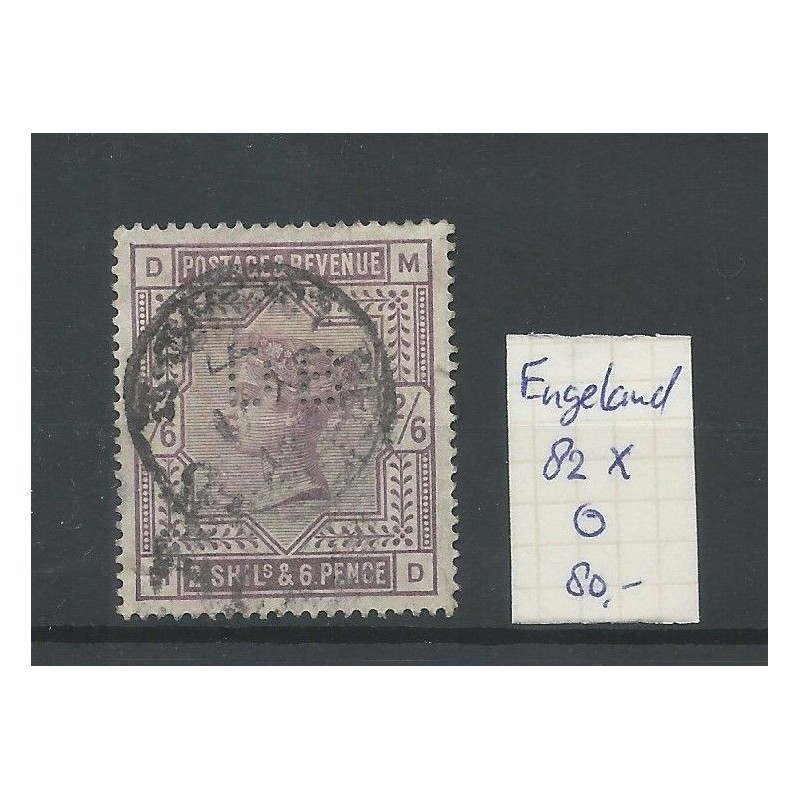 Engeland  nr 82X Queen Victoria 1883  VFU/gebr  CV 120 €