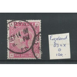 Great Britain  nr 83ax Queen Victoria 1884  VFU/used  CV 120 €