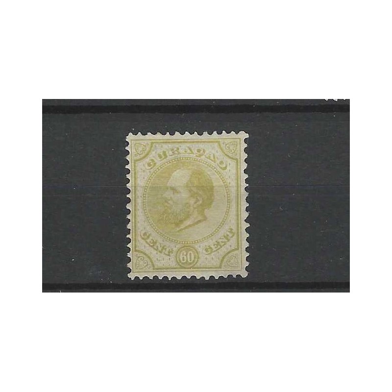 Curacao 10D Willem III  MH/ongebr  CV 67,5 €  PRACHT  !!