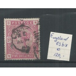 Engeland  nr 83bx Queen Victoria 1884  VFU/gebr  CV 120 €