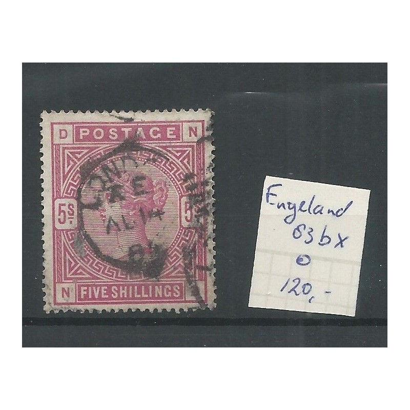 Great Britain  nr 83bx Queen Victoria 1884  VFU/used  CV 120 €