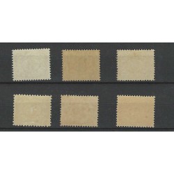 Curaçao 44,49,50,51,55, 56  CijferMNH/postfris  CV 110 €  EXTREMELY FINE  !!