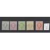 Curaçao 13-17  Numeral 1889 MNH  CV 225 €  EXTREMELY FINE  !!