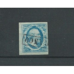 Netherlands 1  5ct  Willem III 1852  Superb  used  CV 50 €  (1)