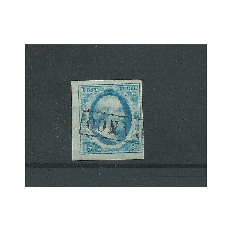Netherlands 1  5ct  Willem III 1852  Superb  used  CV 50 €  (1)