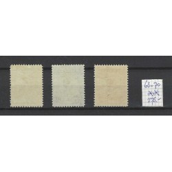 Curaçao 68-70 Wilhelmina  MNH  CV 275 €  EXTREMELY FINE  !!