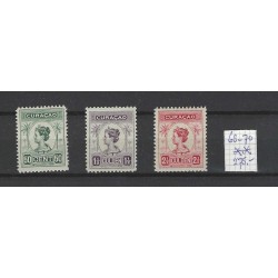 Curaçao 68-70 Wilhelmina  MNH  CV 275 €  EXTREMELY FINE  !!