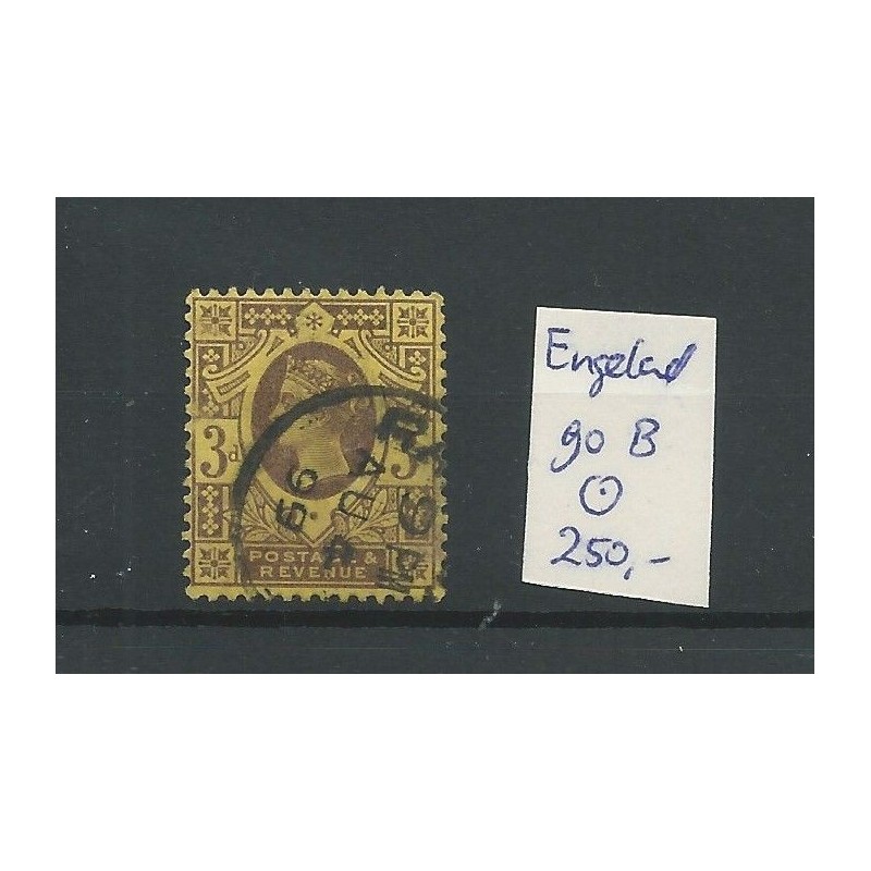 Great Britain  nr 90b Queen Victoria 1891 VFU/used  CV 250 €