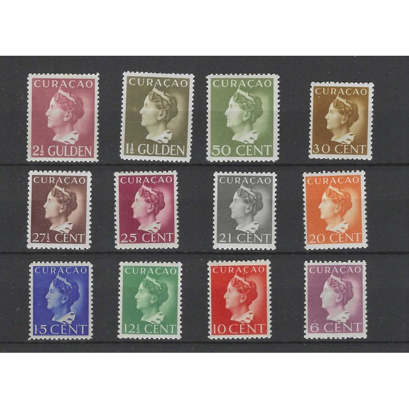 Curacao 141-152 Wilhelmina MNH/postfris CV 200 €  PRACHT  !!