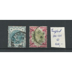 Great Britain  nr 100-101 Queen Victoria 1900 VFU/used  CV 100 €
