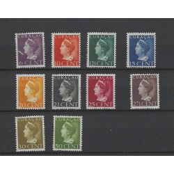 Curacao 168-177 Wilhelmina  MNH/postfris CV 22 €  PRACHT  !!