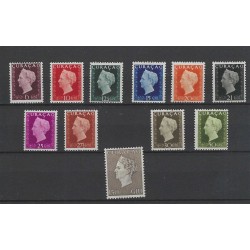 Curaçao 185-195 Wilhelmina  MNH CV 118 € Extremely fine  !!