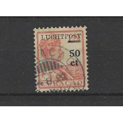 Curacao LP1 Luchtpost 1929  VFU/gebr CV 27,50 € Pracht  !!