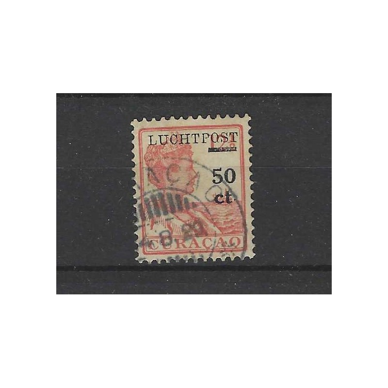 Curacao LP1 Luchtpost 1929  VFU/gebr CV 27,50 € Pracht  !!