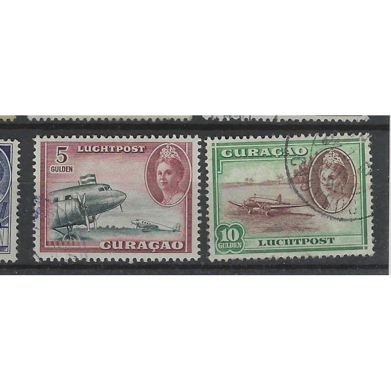 Curaçao LP26-40 Airmail 1942 VFU/used CV 80 € Extremely fine  !!