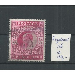 Great Britain  nr 116 King Edward VII 1902 VFU/used  CV 120 €