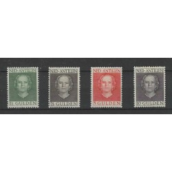 Curaçao/Antillen 230-233 Juliana EN FACE  MNH CV 425 € Certificate!!
