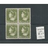Curaçao 150 Wilhelmina 50ct block of 4  MNH CV 150 €