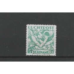 Suriname LP18 Luchpost 5Gld "NICKERIE"cancel VFU/used CV 425 €