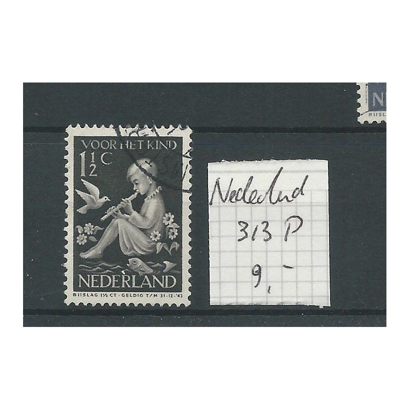 Netherlands  313P   VFU/used   CV 9 €